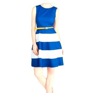 Bea & Dot for Modcloth Blue Color Block dress